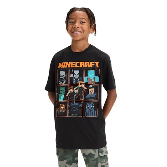 Minecraft Other - Boys’ Minecraft Short Sleeve Graphic T-Shirt